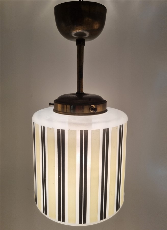 Lustre plafonnier vintage années 50