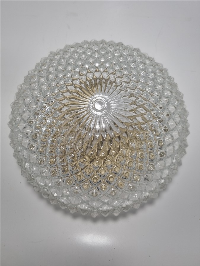 plafonnier vintage au relief en pointes