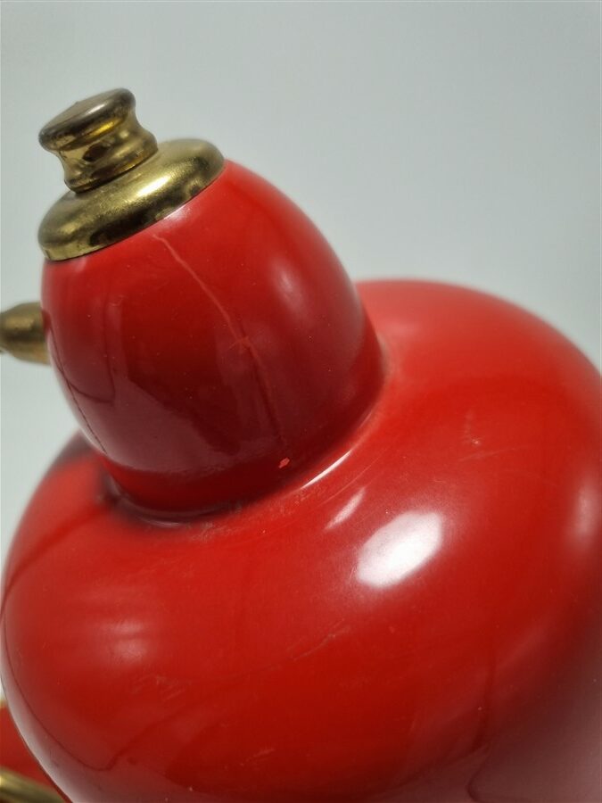 lampe de bureau vintage rouge