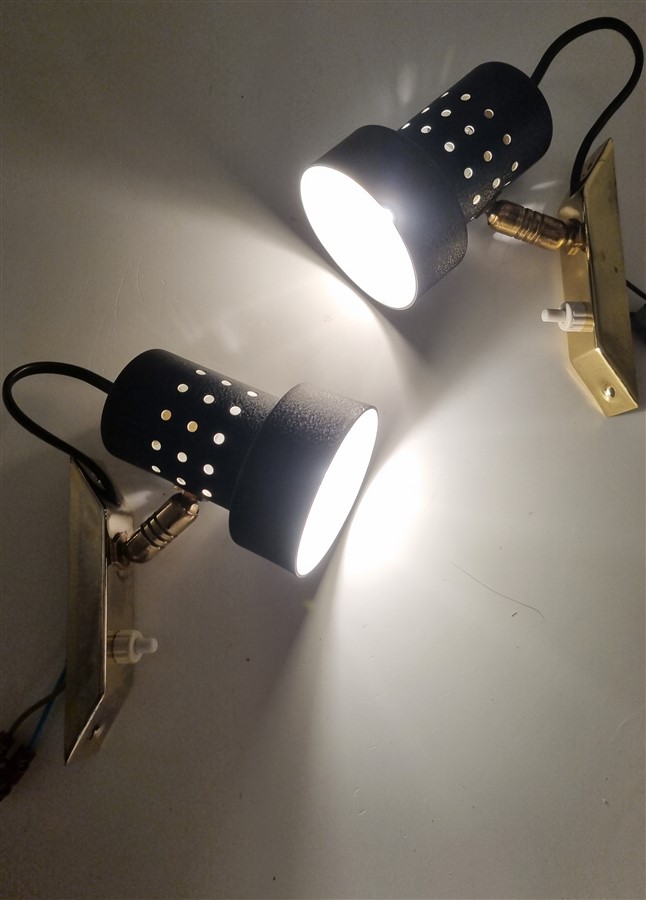 trio d appliques vintage en metal or et noir