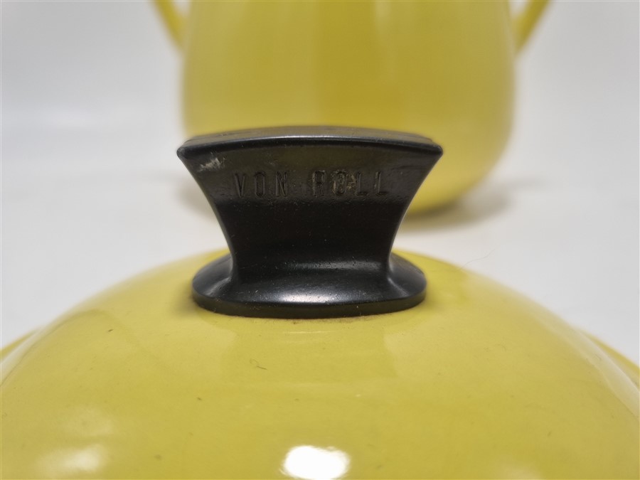 cocotte vintage en fonte von roll