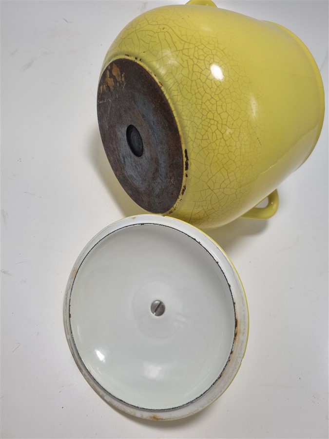 cocotte vintage en fonte von roll