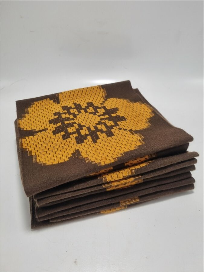 Lot de 10 serviettes de table vintage