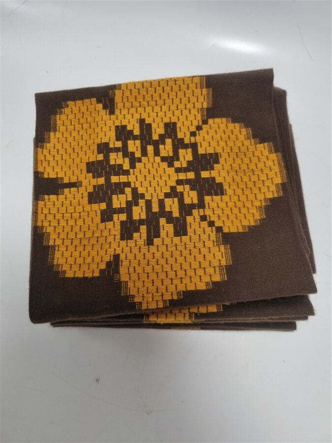 Lot de 10 serviettes de table vintage