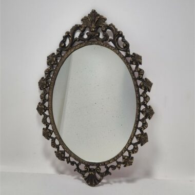 ancien miroir ovale a suspendre