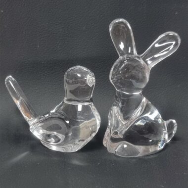 Figurines animalieres en cristal