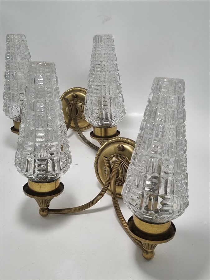 paire d appliques murales vintage