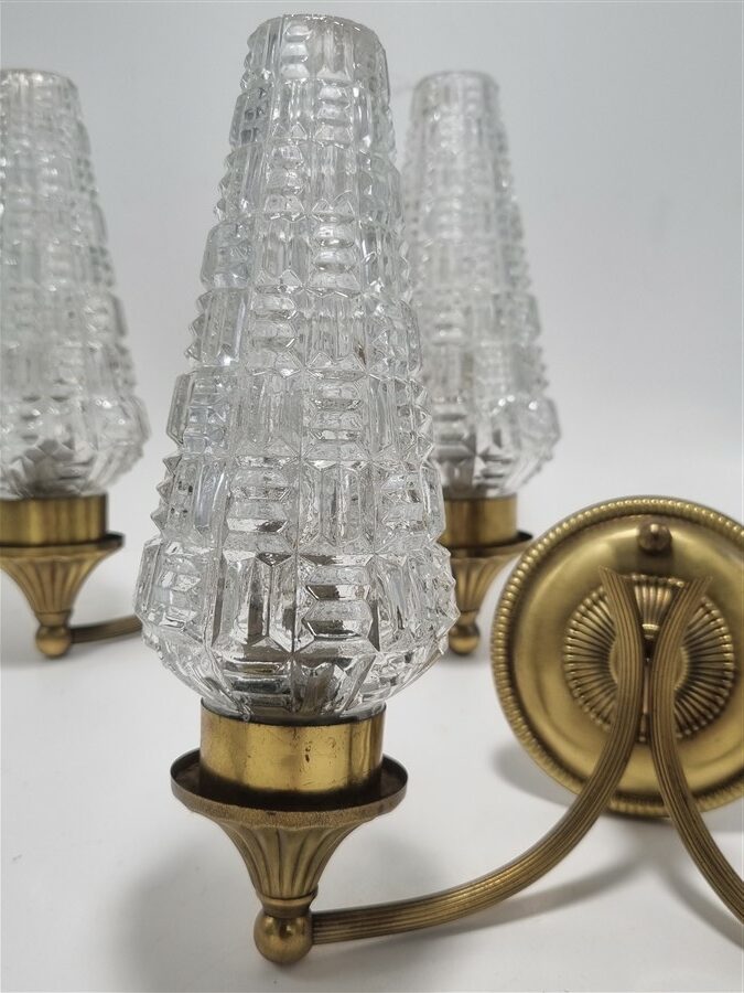 paire d appliques murales vintage