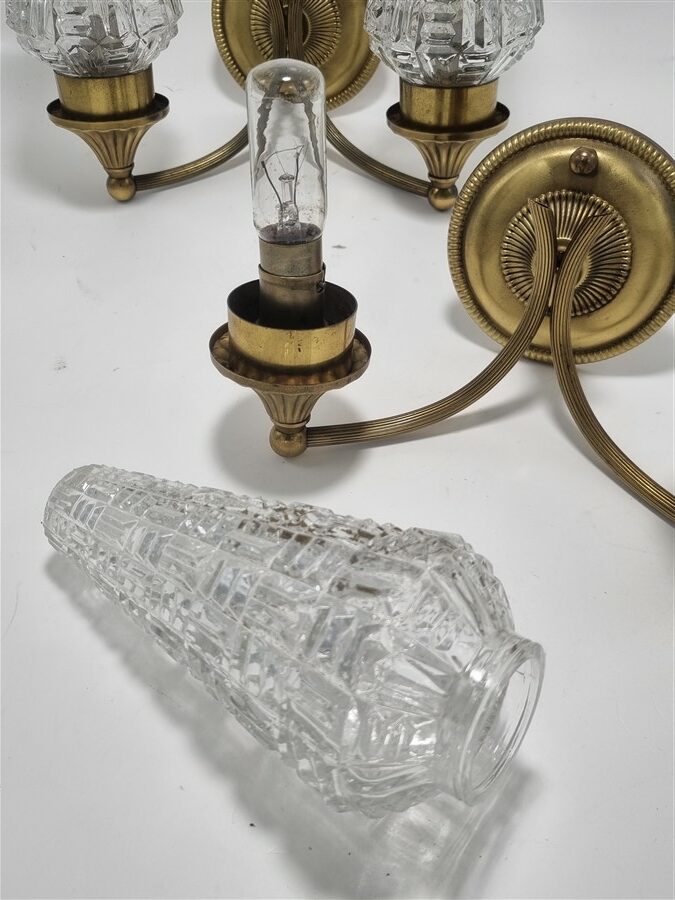 paire d appliques murales vintage