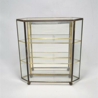 vitrine miniature en laiton