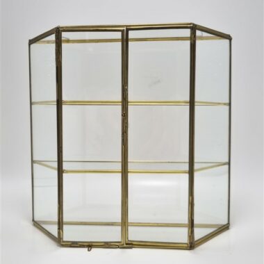 Vitrine miniature en laiton