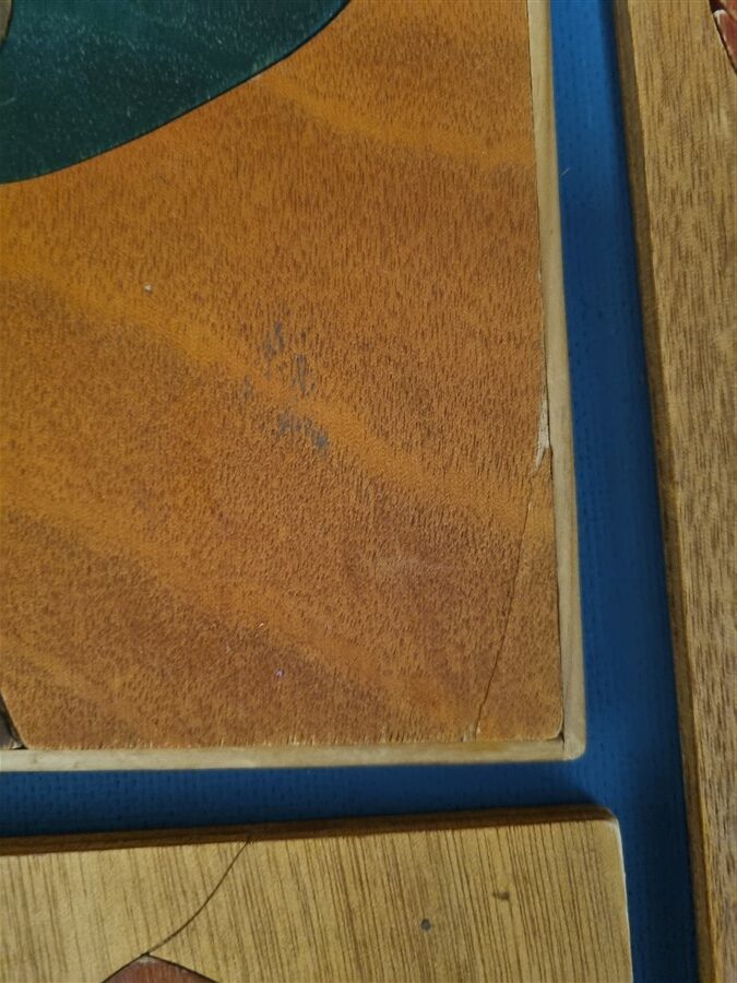 Lot de 3 puzzles vintage en bois