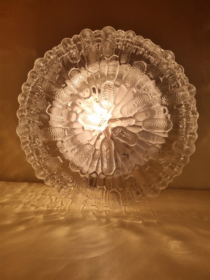 plafonnier vintage rond D 25 cm