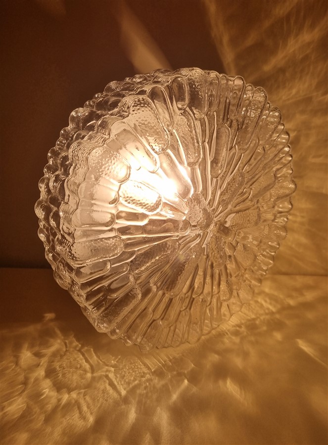 plafonnier vintage rond D 25 cm