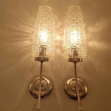 paire d appliques murales vintage