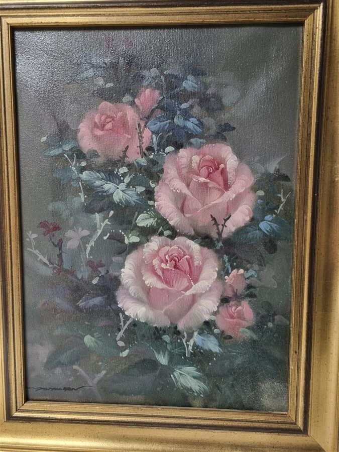 tableau bouquet de roses signe toutounov ?
