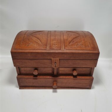 Coffret en cuir