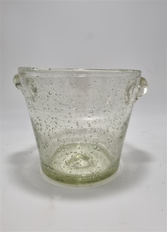 Seau a glace verre bulle