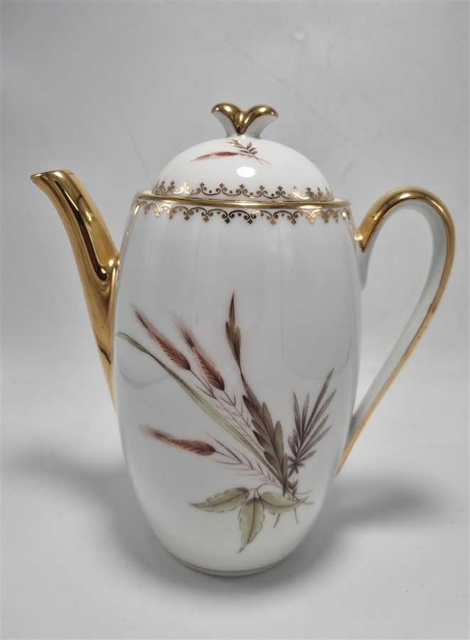 Service a cafe vintage en porcelaine