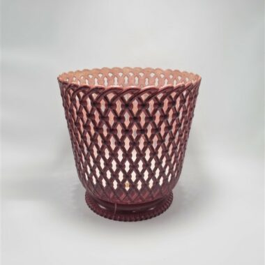 Cache-pot vintage en plastique