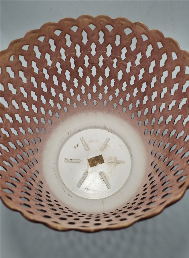 Cache-pot vintage en plastique