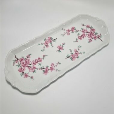 Plat à cake en porcelaine