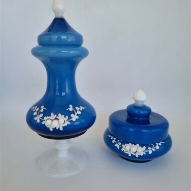 Set de toilette en opaline