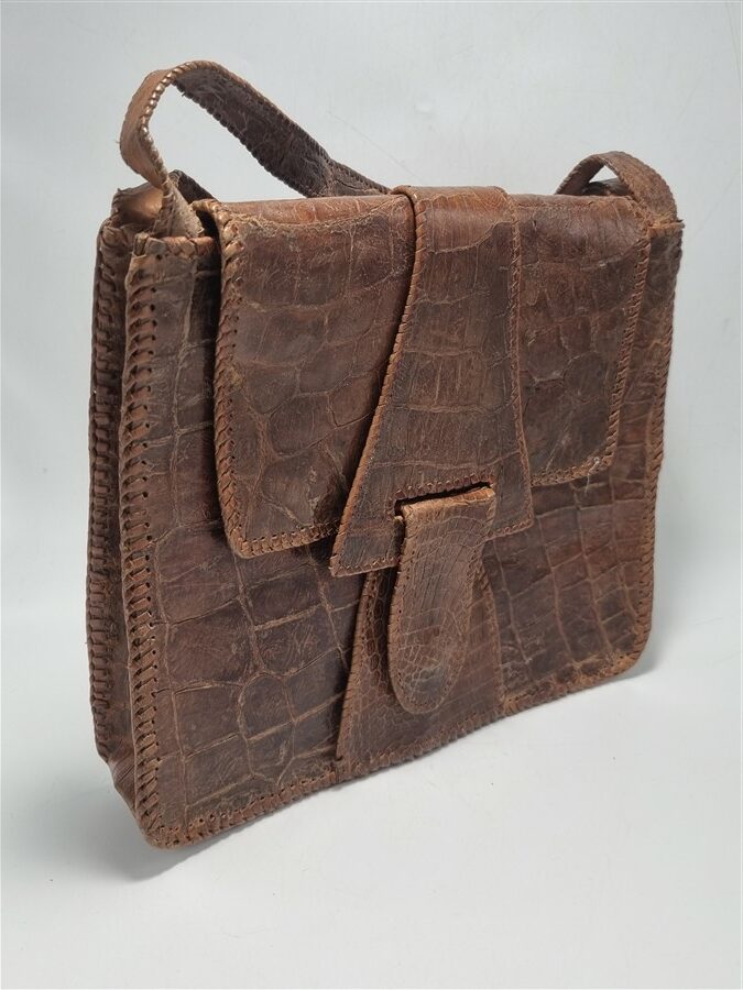 Sac à main en crocodile