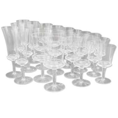 SERVICE DE 24 VERRES A PIED