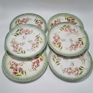 Assiettes à dessert Digoin Sarreguemines