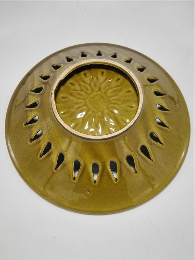 Coupe a fruits vintage esprit barbotine