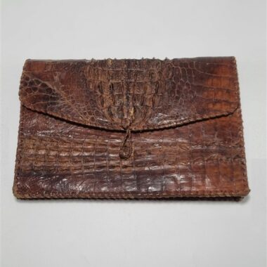 Pochette en crocodile