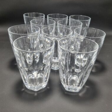 verres a whisky ou gobelets a eau esprit baccarat