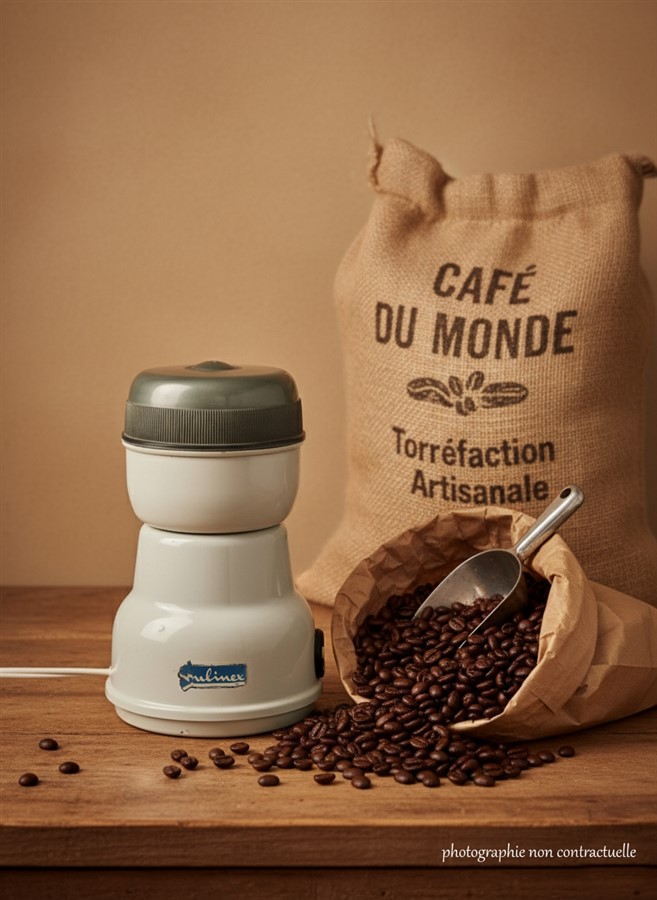 Moulin a cafe electrique Moulinex vintage
