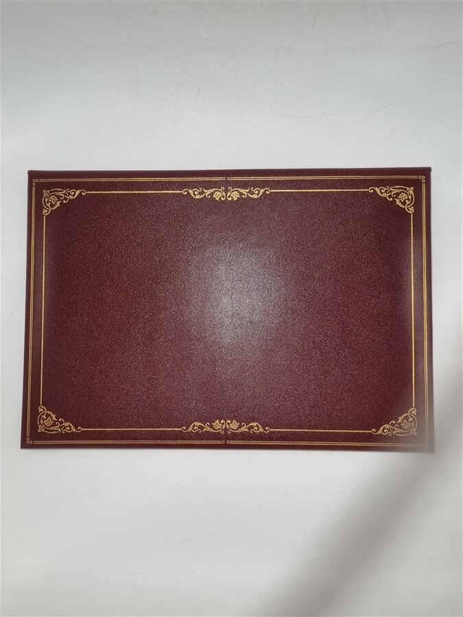 Sous-main vintage en cuir Le Tanneur