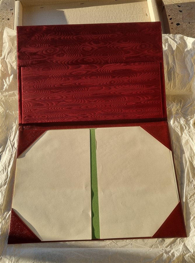 Sous-main vintage en cuir Le Tanneur