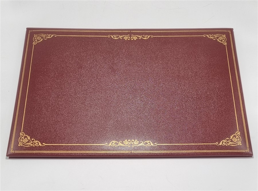 Sous-main vintage en cuir Le Tanneur