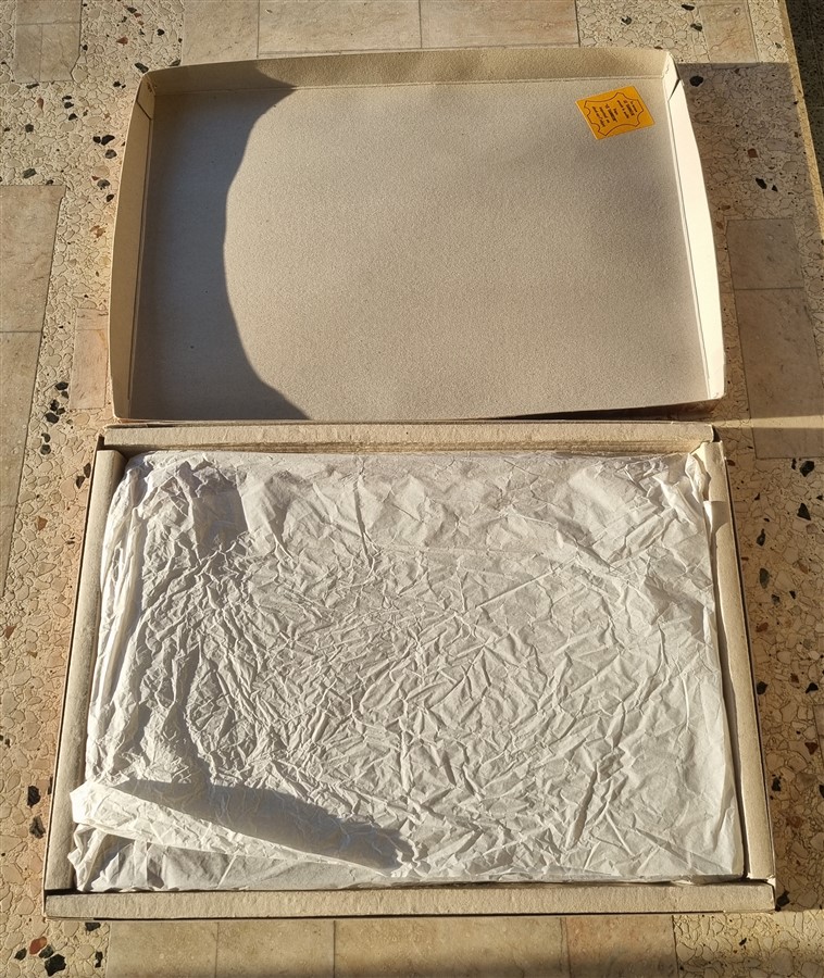 Sous-main vintage en cuir Le Tanneur