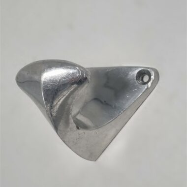 patere vintage en aluminium