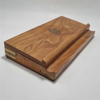 plumier de bureau en bois