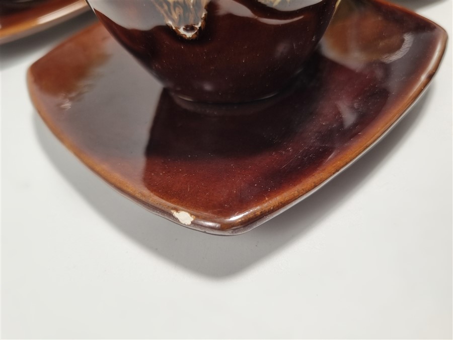 Service à café vintage en céramique