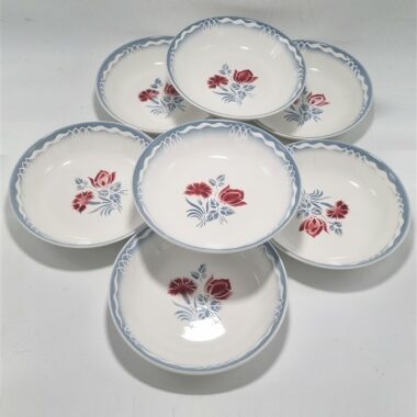 Assiettes creuses Digoin Sarreguemines