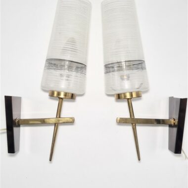 Paire d'appliques murales vintage