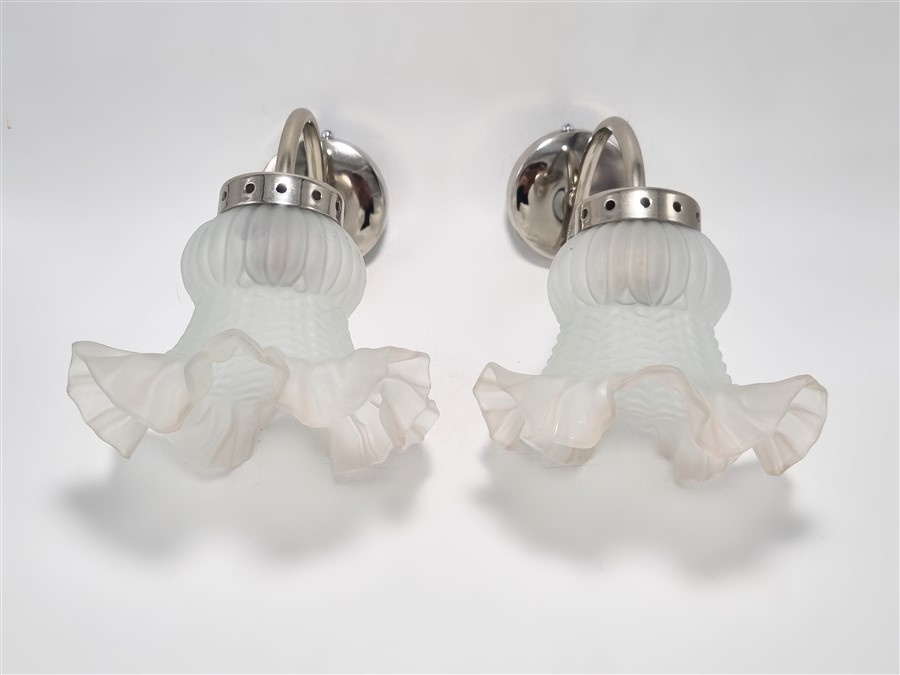 Paire d'appliques murales vintage