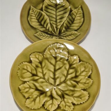 paire d assiettes a dessert barbotine choisy le roi