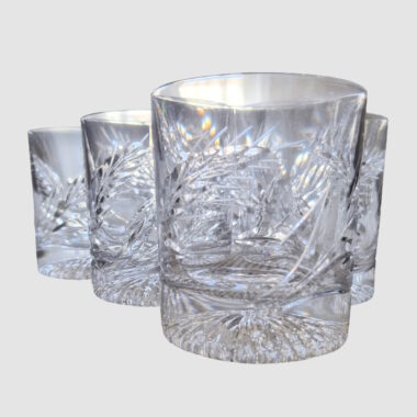 6 verres a whisky en cristal