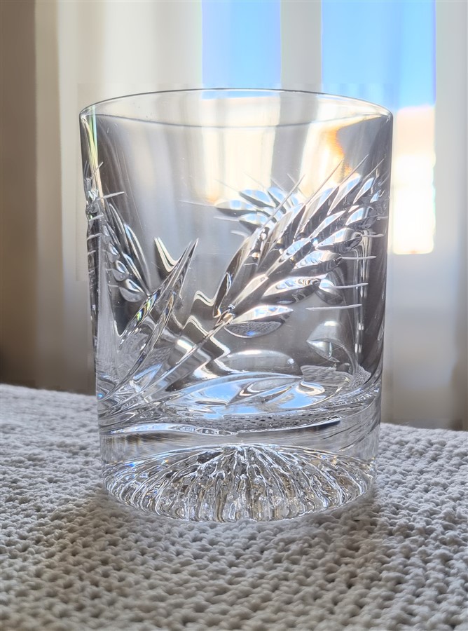 6 verres a whisky en cristal