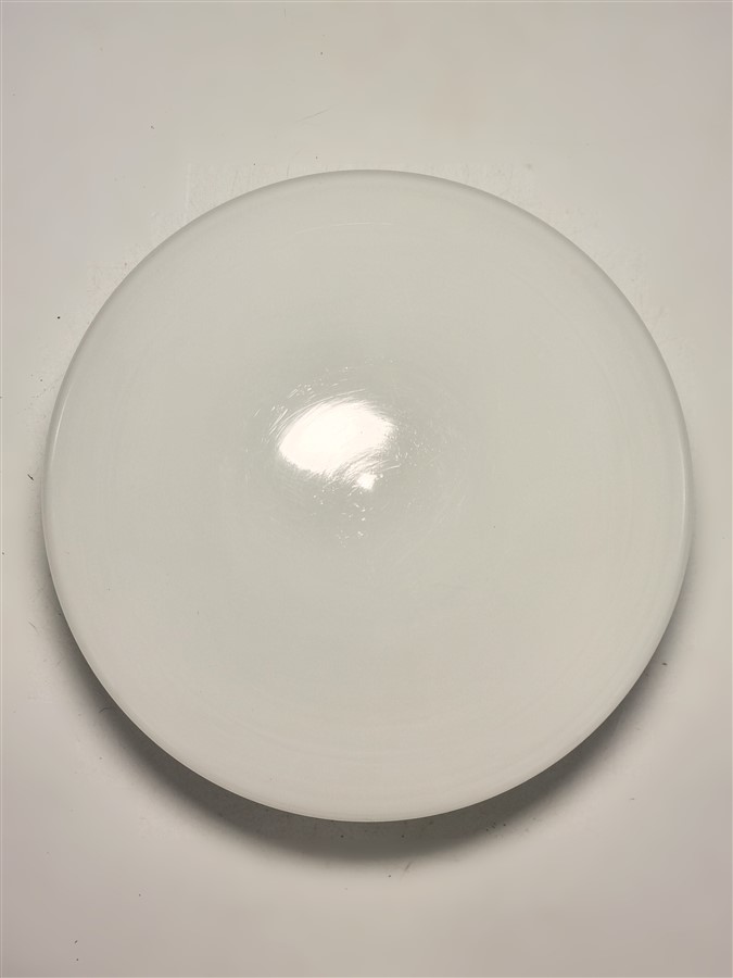 plafonnier en opaline blanche