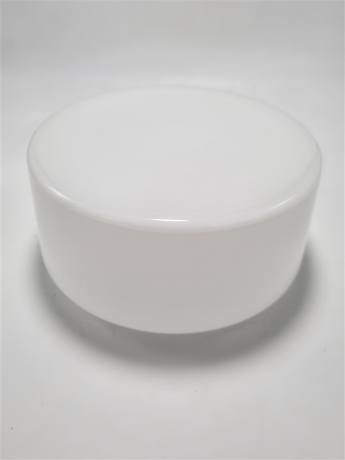 plafonnier en opaline blanche
