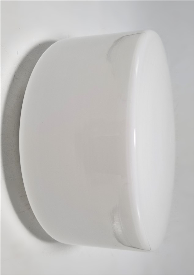 plafonnier en opaline blanche